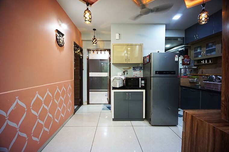 Living Room, south bopal 2 Bedroom 1200 Sq.Ft. Apartment In South Bopal Ahmedabad 10508929
