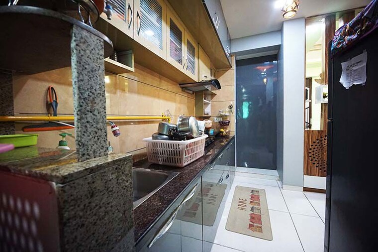 Kitchen, south bopal 2 Bedroom 1200 Sq.Ft. Apartment In South Bopal Ahmedabad 10508929