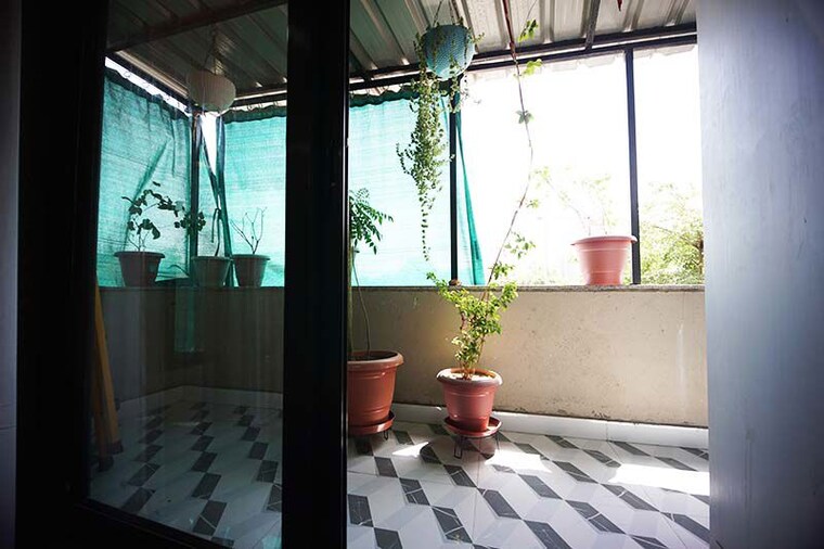 Balcony, south bopal 2 Bedroom 1200 Sq.Ft. Apartment In South Bopal Ahmedabad 10508929