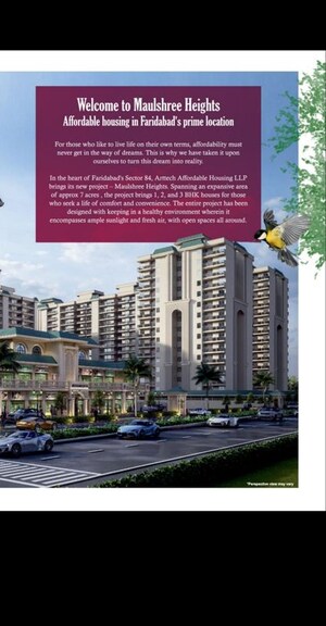 3 BHK Apartment – Exterior View View at Arttech Maulshree Heights, Sector 84 - for Sale