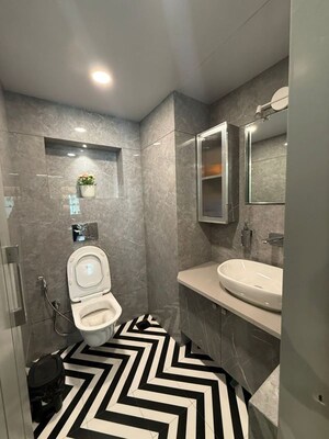 Bathroom in  Office Space at One Lodha Place, Lower Parel – for Rent