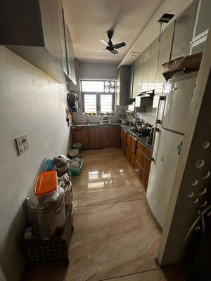 Kitchen in 3 BHK Builder Floor at Sector 21 – for Rent