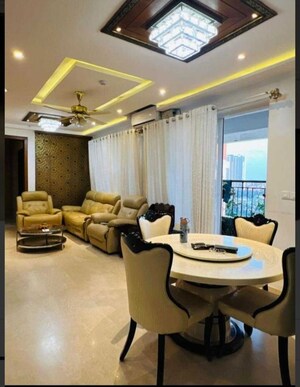 Living Room in 4 BHK Apartment at Prestige Misty Waters Phase II, Hebbal – for Sale