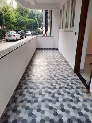 Balcony in 3.5 BHK Apartment at Dwarka – for Rent