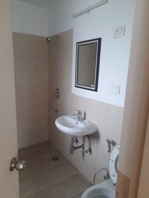 Bathroom in 3 BHK Apartment at Gaur Yamuna City 16th Park View, Gaur Yamuna City – for Rent