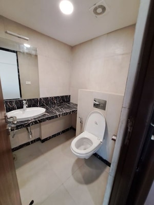 Bathroom in 2.5 BHK Apartment at Dheeraj Insignia, Bandra East – for Rent