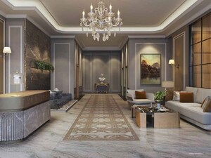 Living Room in 4 BHK Apartment at Viman Nagar – for Sale