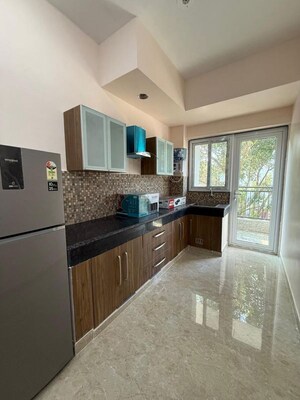 Kitchen in 1 BHK Builder Floor at Sector 43 – for Rent