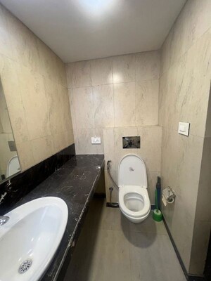 Bathroom in 3 BHK Apartment at Dheeraj Insignia, Bandra East – for Rent
