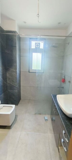 Bathroom in 3 BHK Builder Floor at Dharam Colony – for Rent