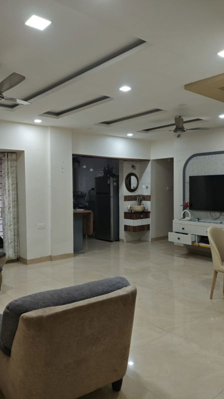 Living Room, abc-sandalwood 2 Bedroom 1000 Sq.Ft. Apartment In Aundh Pune 10509189