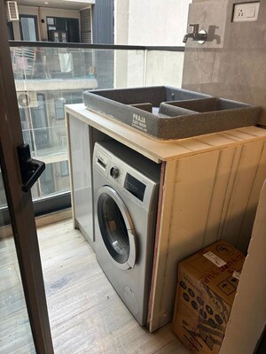 Kitchen in 3 BHK Builder Floor at Sushant Lok Iii – for Rent