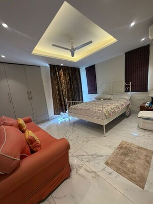 Bedroom in 3 BHK Builder Floor at Sushant Lok Iii – for Rent