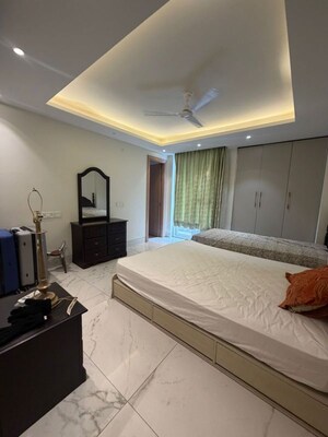 Bedroom in 3 BHK Builder Floor at Sushant Lok Iii – for Rent