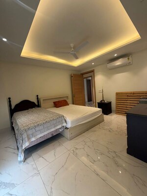 Bedroom in 3 BHK Builder Floor at Sushant Lok Iii – for Rent