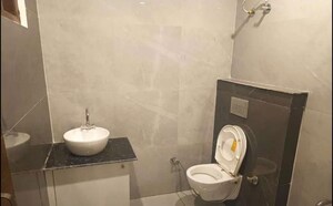 Bathroom in 3 BHK Apartment at Motia Royal Citi Apartments, Ghazipur – for Rent