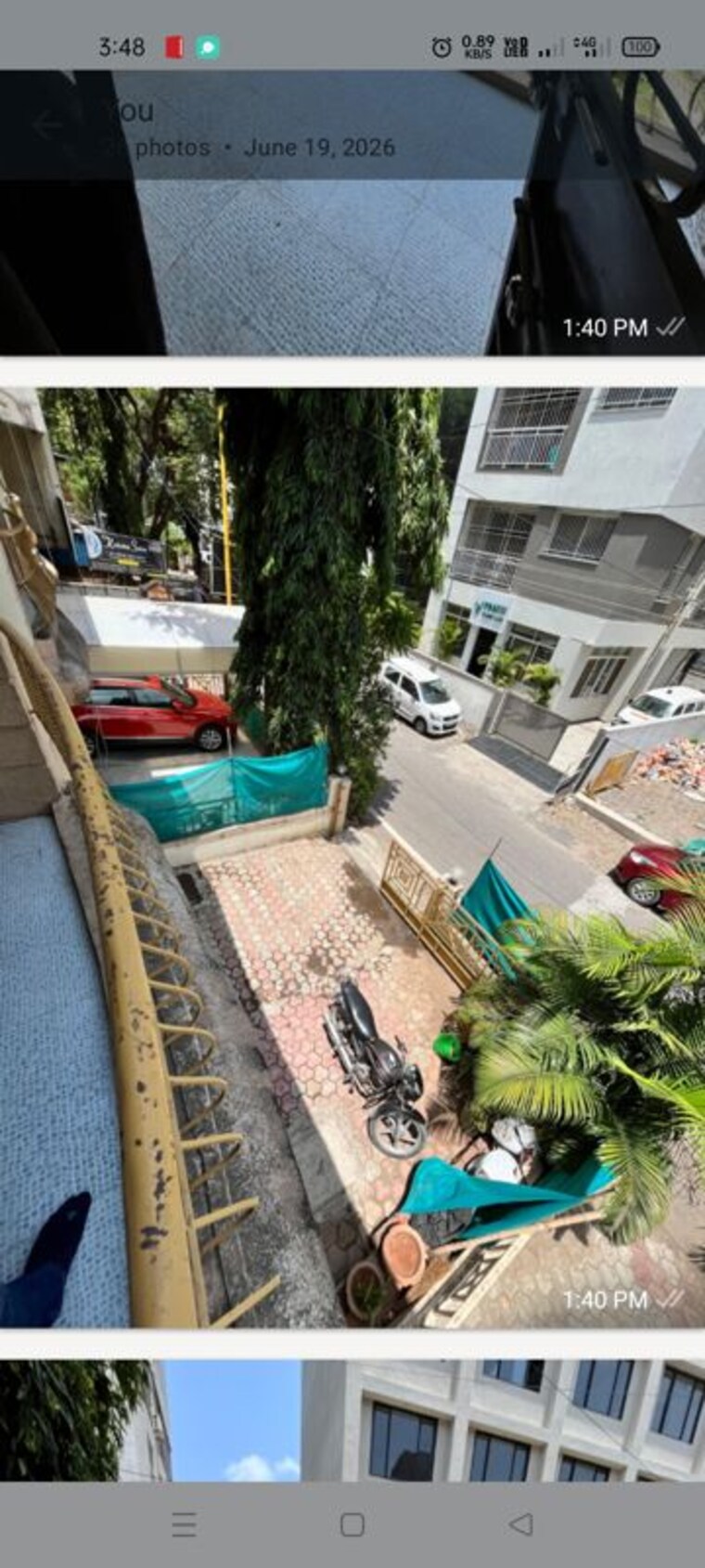 Balcony, chinar-chs-baner 4 Bedroom 2200 Sq.Ft. Independent House In Baner Pune 10509244