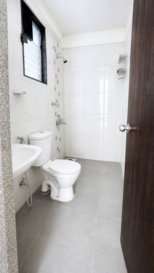 Bathroom in 2.5 BHK Apartment at Shapoorji Pallonji Joyville Hinjewadi, Hinjewadi – for Rent