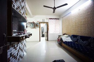 Living Room in 1 BHK Apartment at Chandkheda – for Sale