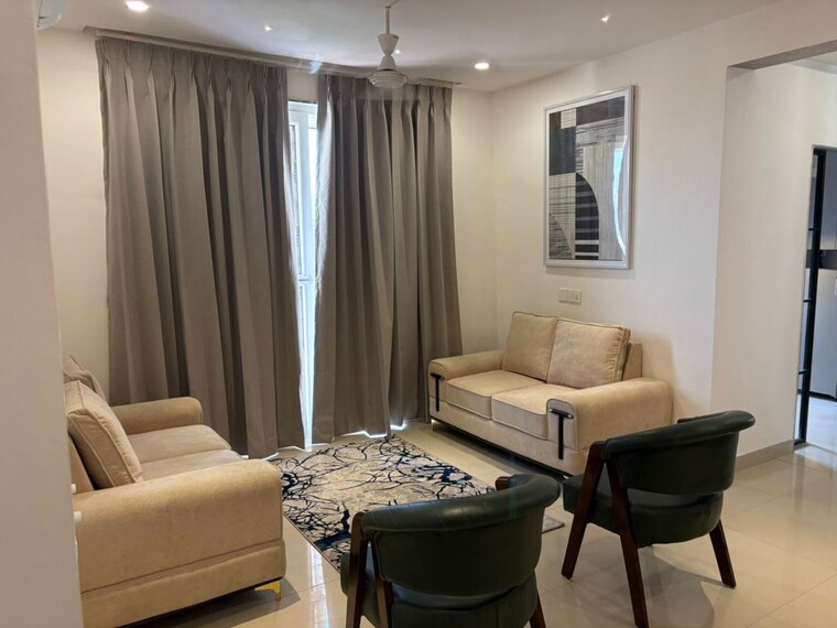 Living Room, avs-orchard 3.5 Bedroom 2900 Sq.Ft. Apartment In Sector 77 Noida 10509320