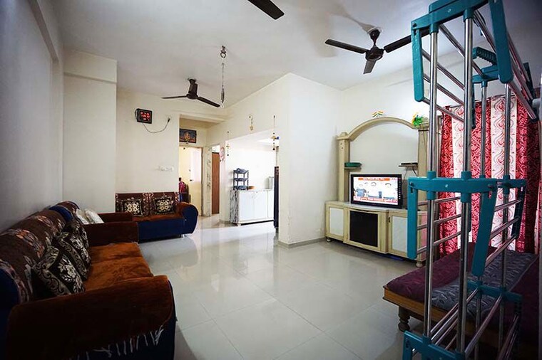 Living Room, chandlodia 2 Bedroom 120 Sq.Yd. Apartment In Chandlodia Ahmedabad 10509341
