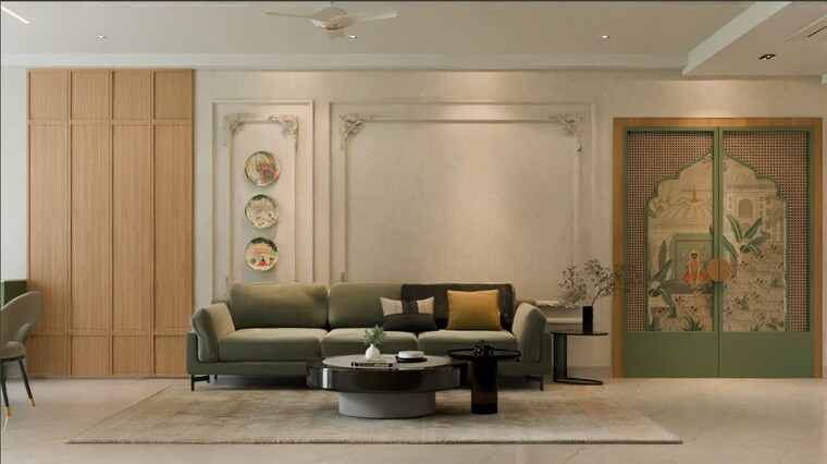 Living Room, sumadhura-horizon 3 Bedroom 2700 Sq.Ft. Apartment In Kondapur Hyderabad 10509323