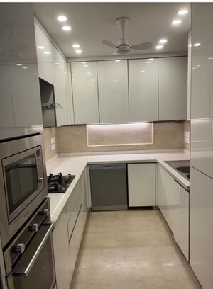 Kitchen in 3 BHK Builder Floor at Green Park – for Rent