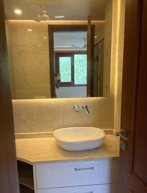 Bathroom in 3 BHK Builder Floor at Green Park – for Rent