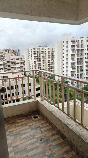 Balcony in 2 BHK Apartment at 38 Park Majestique Phase 3, Undri – for Rent