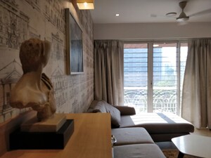 Living Room in 2 BHK Apartment at Sumit Artista, Santacruz East – for Rent