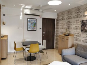Living Room in 2 BHK Apartment at Sumit Artista, Santacruz East – for Rent