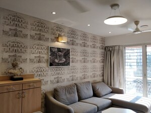 Living Room in 2 BHK Apartment at Sumit Artista, Santacruz East – for Rent