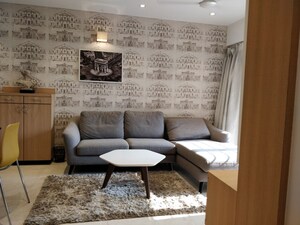 Living Room in 2 BHK Apartment at Sumit Artista, Santacruz East – for Rent
