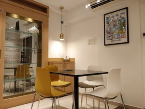 Living Room in 2 BHK Apartment at Sumit Artista, Santacruz East – for Rent