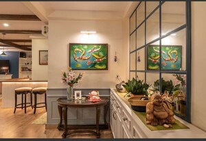 Living Room in 4 BHK Apartment at Brigade Exotica, Old Madras Road – for Sale