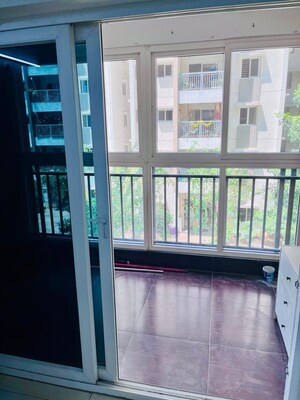 Balcony in 3 BHK Apartment at Rajapushpa Atria, Gachibowli – for Rent