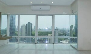 Building Lobby in 3 BHK Apartment at Indiabulls Blu, Worli – for Rent
