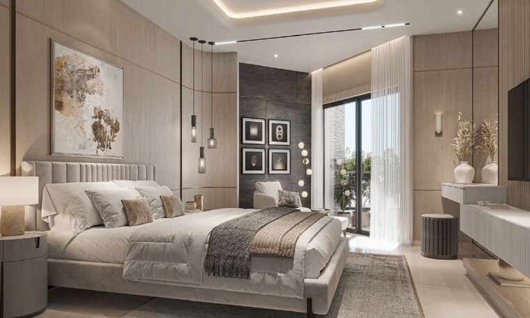 Bedroom, nirman-altius 3 Bedroom 1280 Sq.Ft. Apartment In Kharadi Pune 10509503