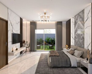 Bedroom in 3 BHK Villa at Menlo Bougainvillea, Chakan – for Sale