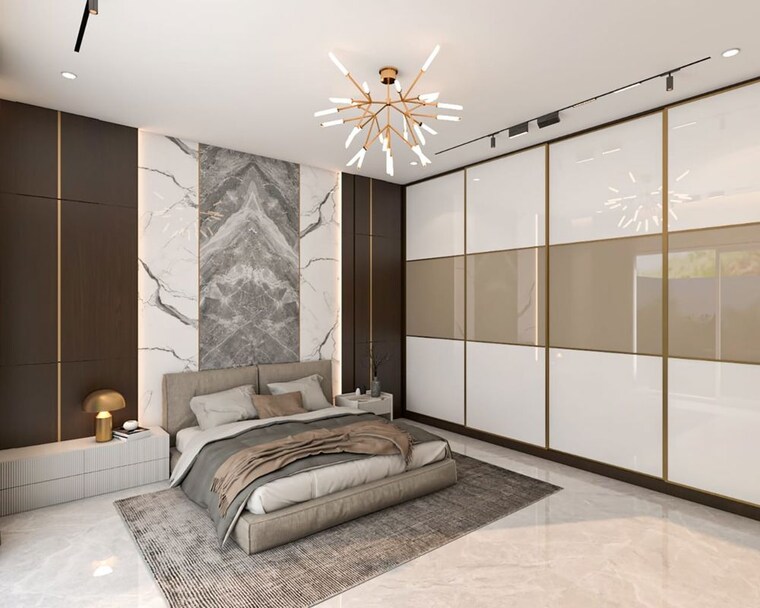 Bedroom, menlo-bougainvillea 3 Bedroom 1800 Sq.Ft. Villa In Chakan Pune 10509498