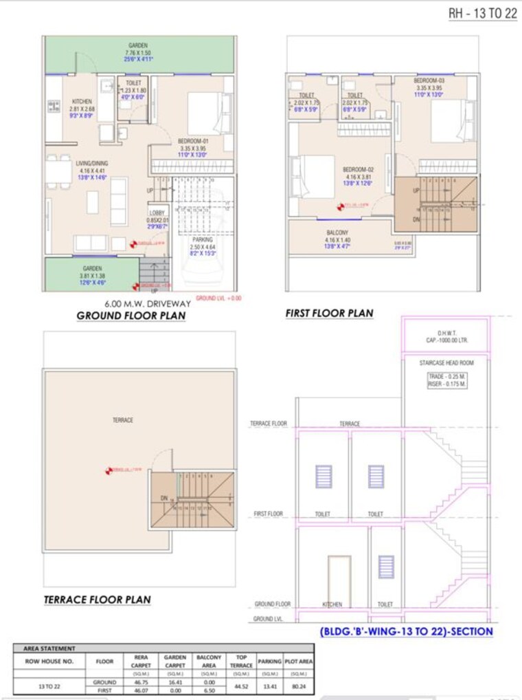Floor Plan, menlo-bougainvillea 3 Bedroom 1800 Sq.Ft. Villa In Chakan Pune 10509498