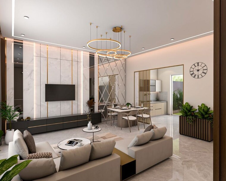 Kitchen, menlo-bougainvillea 3 Bedroom 1800 Sq.Ft. Villa In Chakan Pune 10509498