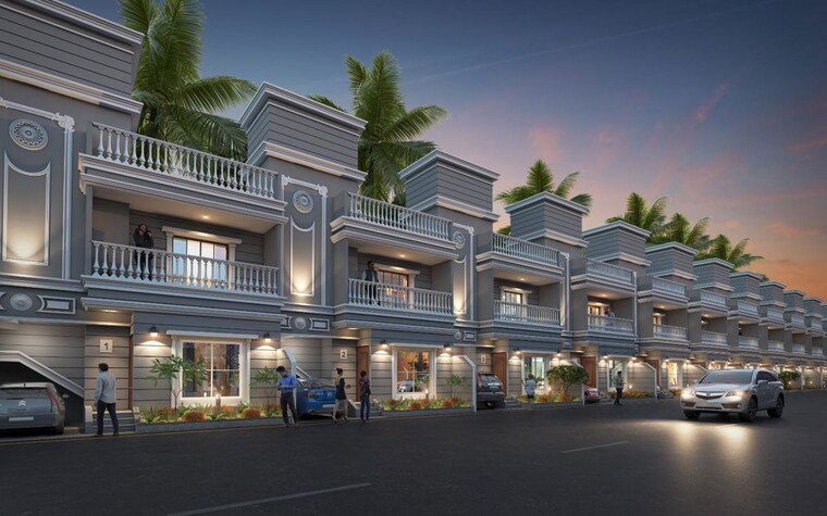 Exterior View, menlo-bougainvillea 3 Bedroom 1800 Sq.Ft. Villa In Chakan Pune 10509498