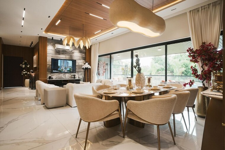 Dinning Area, khanpur 4 Bedroom 2400 Sq.Ft. Apartment In Khanpur Vadodara 10462335