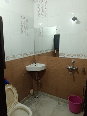 Bathroom in 1 BHK Builder Floor at Indira Colony – for Rent