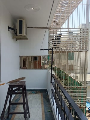 Balcony in 1 BHK Builder Floor at Indira Colony – for Rent