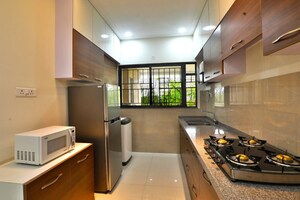 Kitchen in 3 BHK Apartment at Kumar Palmspring Towers, Undri – for Sale