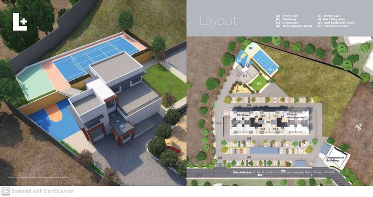 Master Plan, kumar-princetown 2 Bedroom 1096 Sq.Ft. Apartment In Undri Pune 9972453