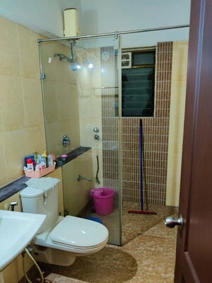 Bathroom in 3 BHK Apartment at Supreme Palms 2, Balewadi – for Rent