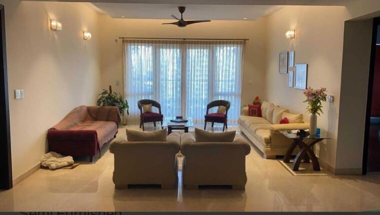 Living Room, prestige-white-meadows 4 Bedroom 4100 Sq.Ft. Apartment In Whitefield Bangalore 10509605